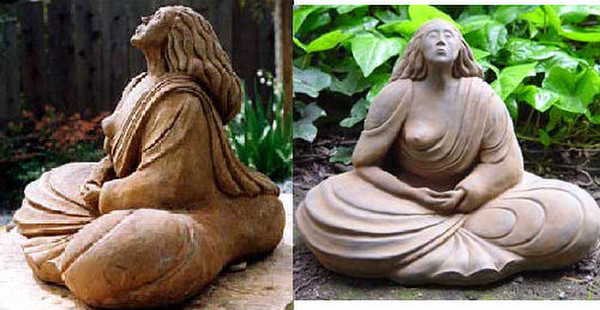 Female Buddha - Small Western Buddha Statue By Sigrid Herr